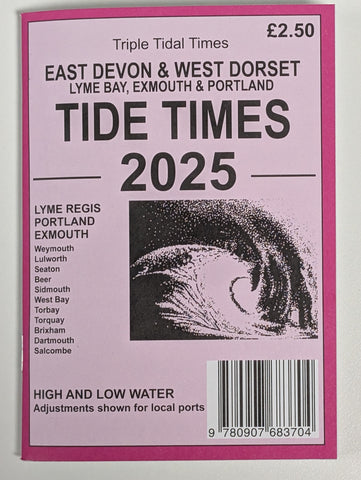 Tide Times 2025 - East Devon & West Dorset